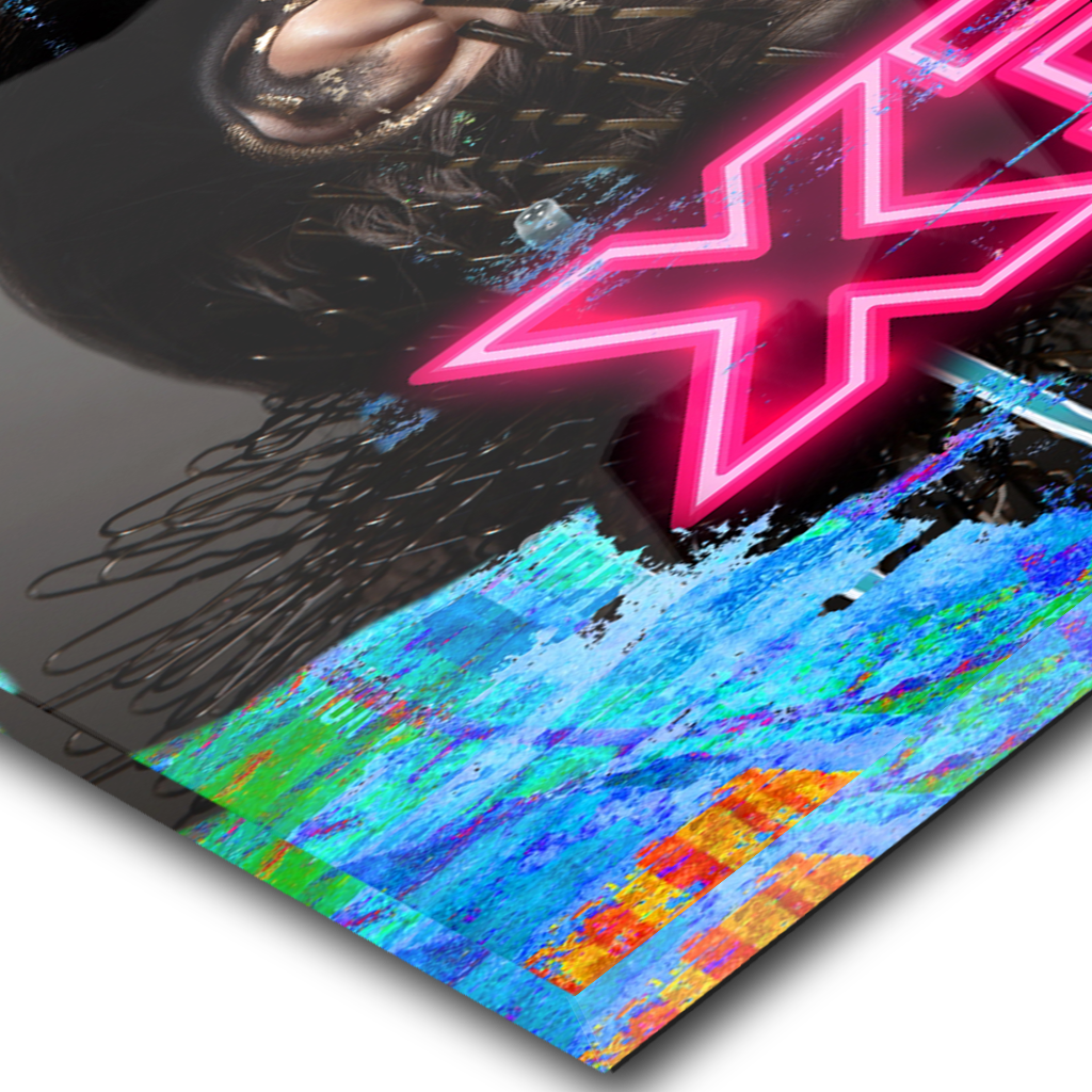 Detailansicht Ecke Neonserie