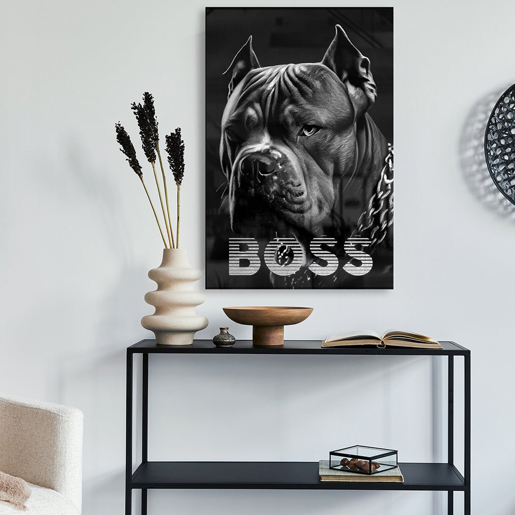 Fearless Boss by Adrian Vieriu Silber auf Acryl - Affengeile Bilder