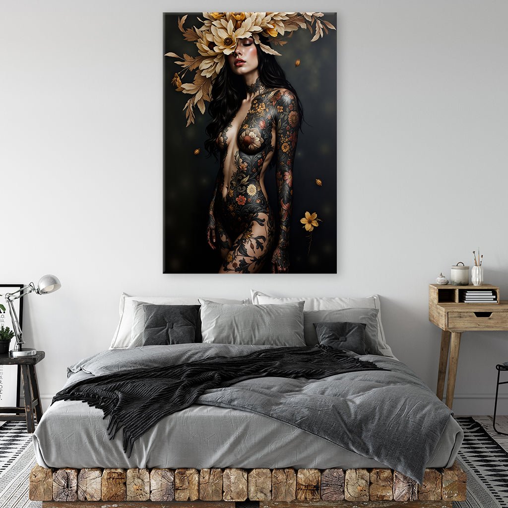 Flower Skin Tattoo by Adrian Vieriu - Affengeile Bilder