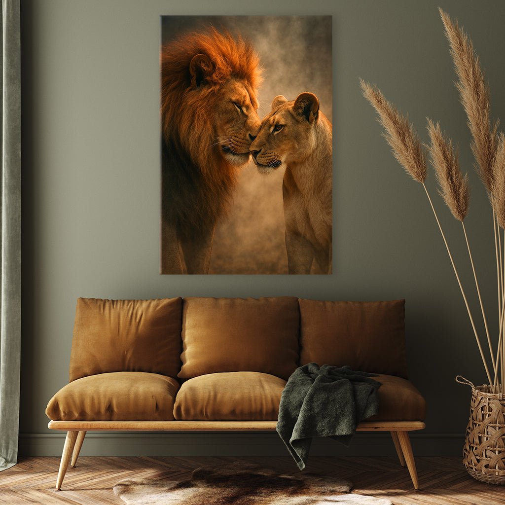 Lion's Kiss by Adrian Vieriu - Affengeile Bilder
