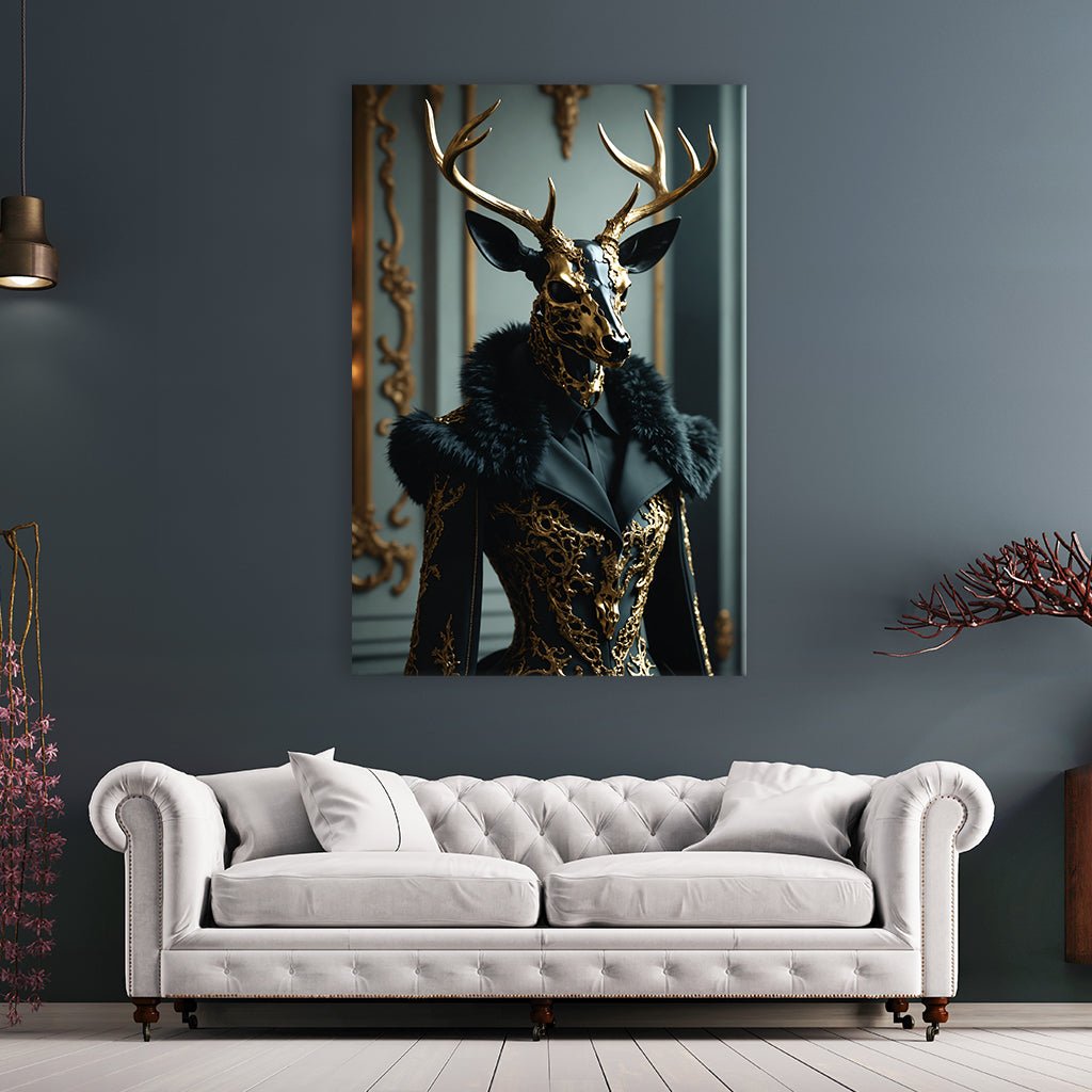 Noble Antlers Woman by Adrian Vieriu - Affengeile Bilder