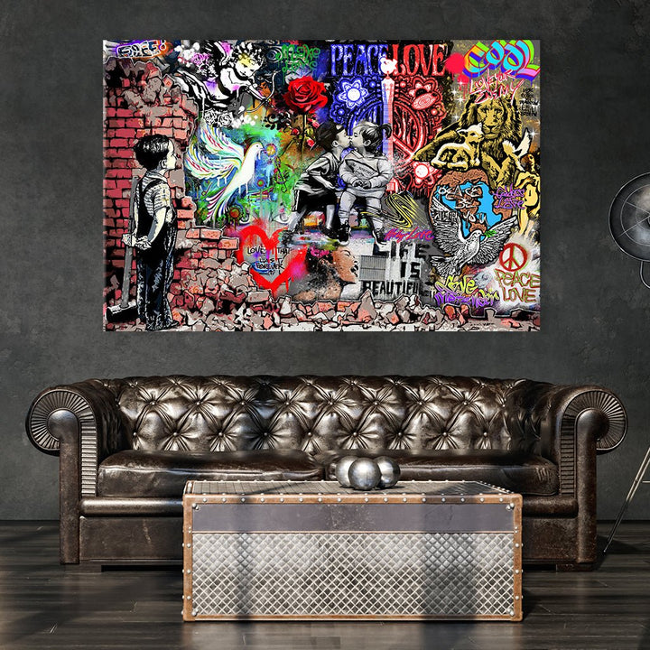 Peace and Love No1 by Adrian Vieriu - Affengeile Bilder