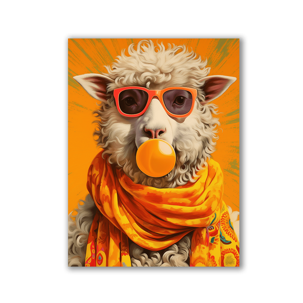 Pop Art Schaf by Frank Daske - Affengeile Bilder