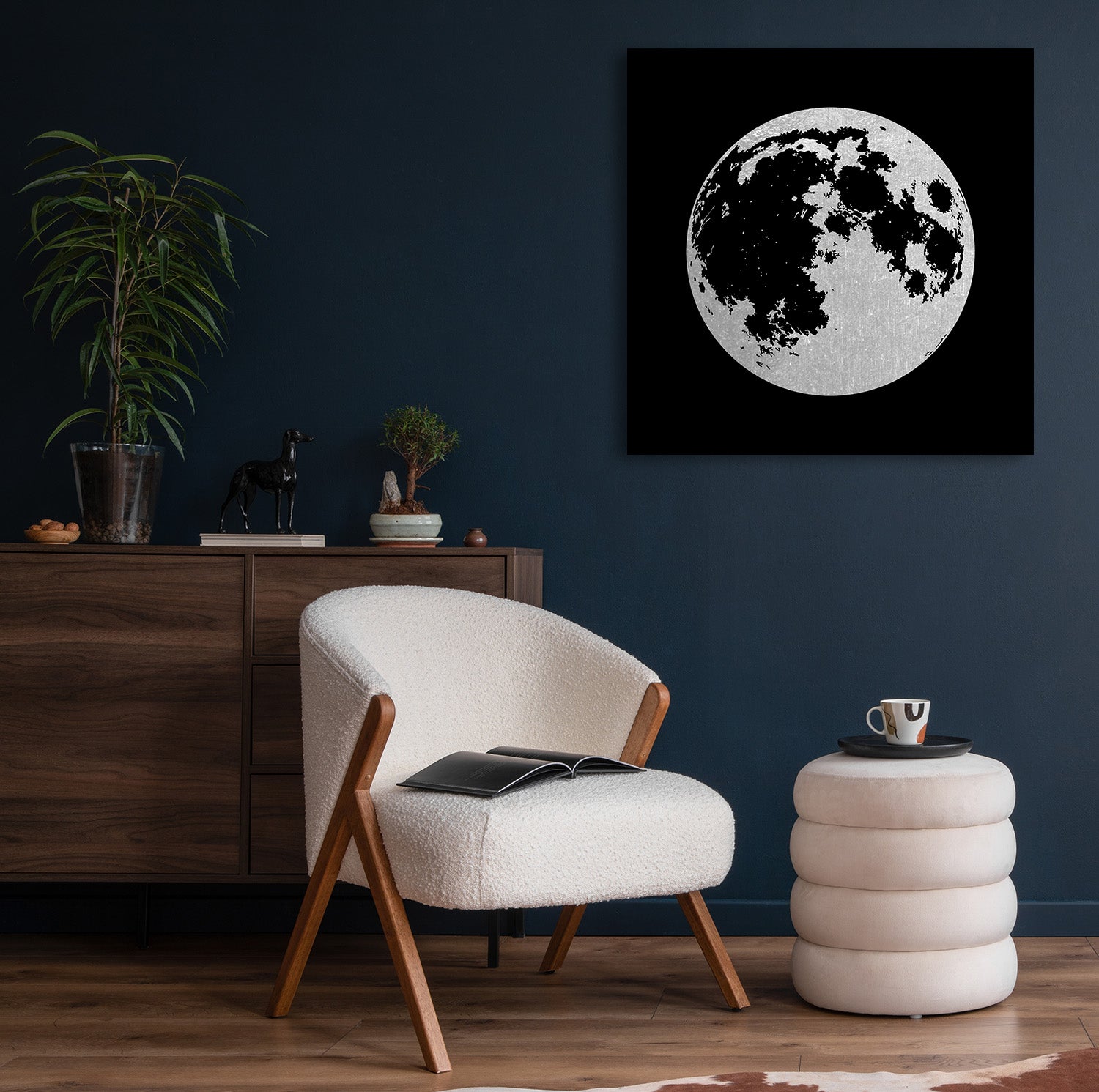 Stellar Silber auf Acryl - Affengeile Bilder