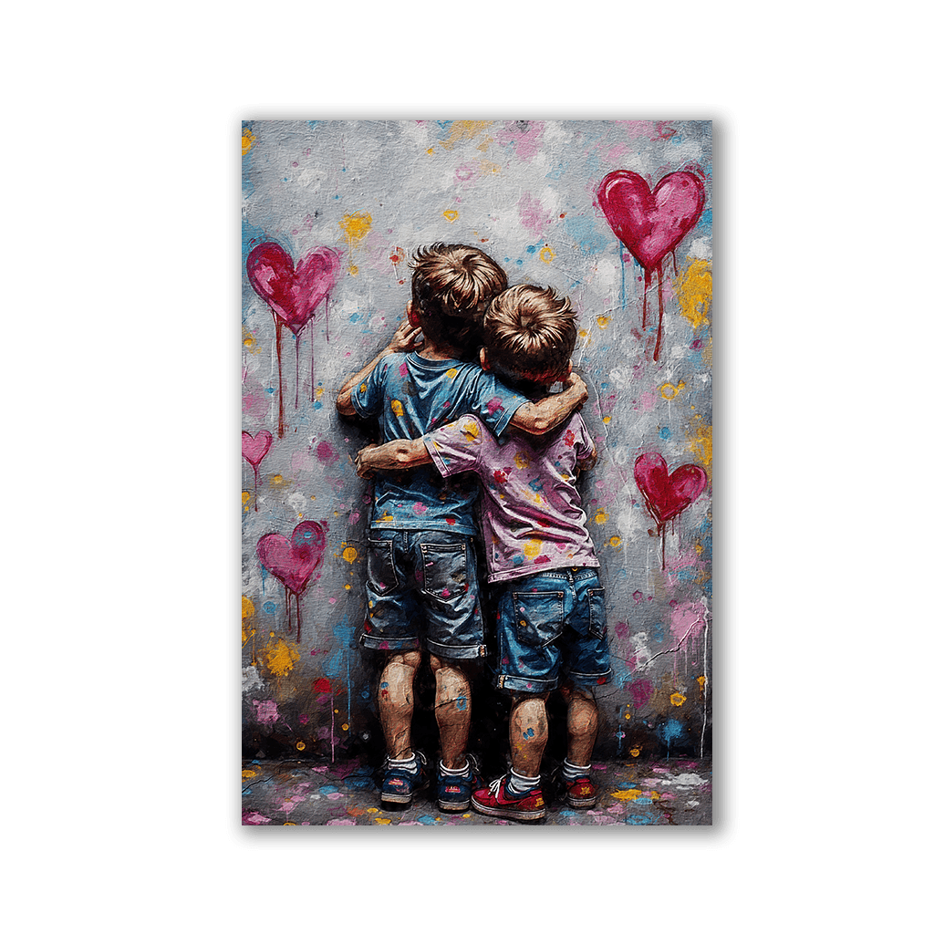 Street Art Buddies by Adrian Vieriu - Affengeile Bilder