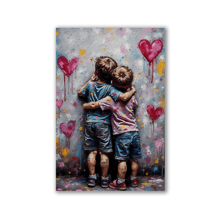 Street Art Buddies by Adrian Vieriu - Affengeile Bilder