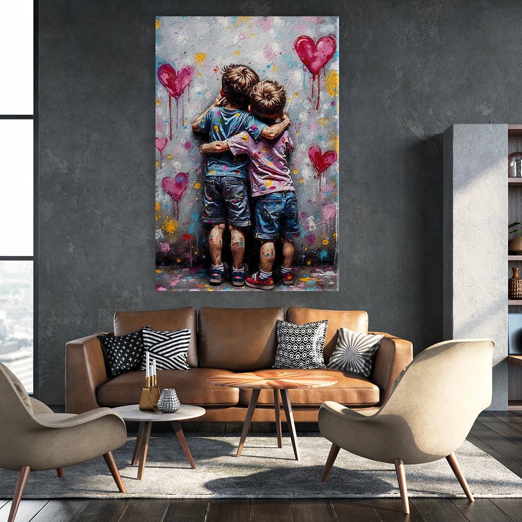 Street Art Buddies by Adrian Vieriu - Affengeile Bilder