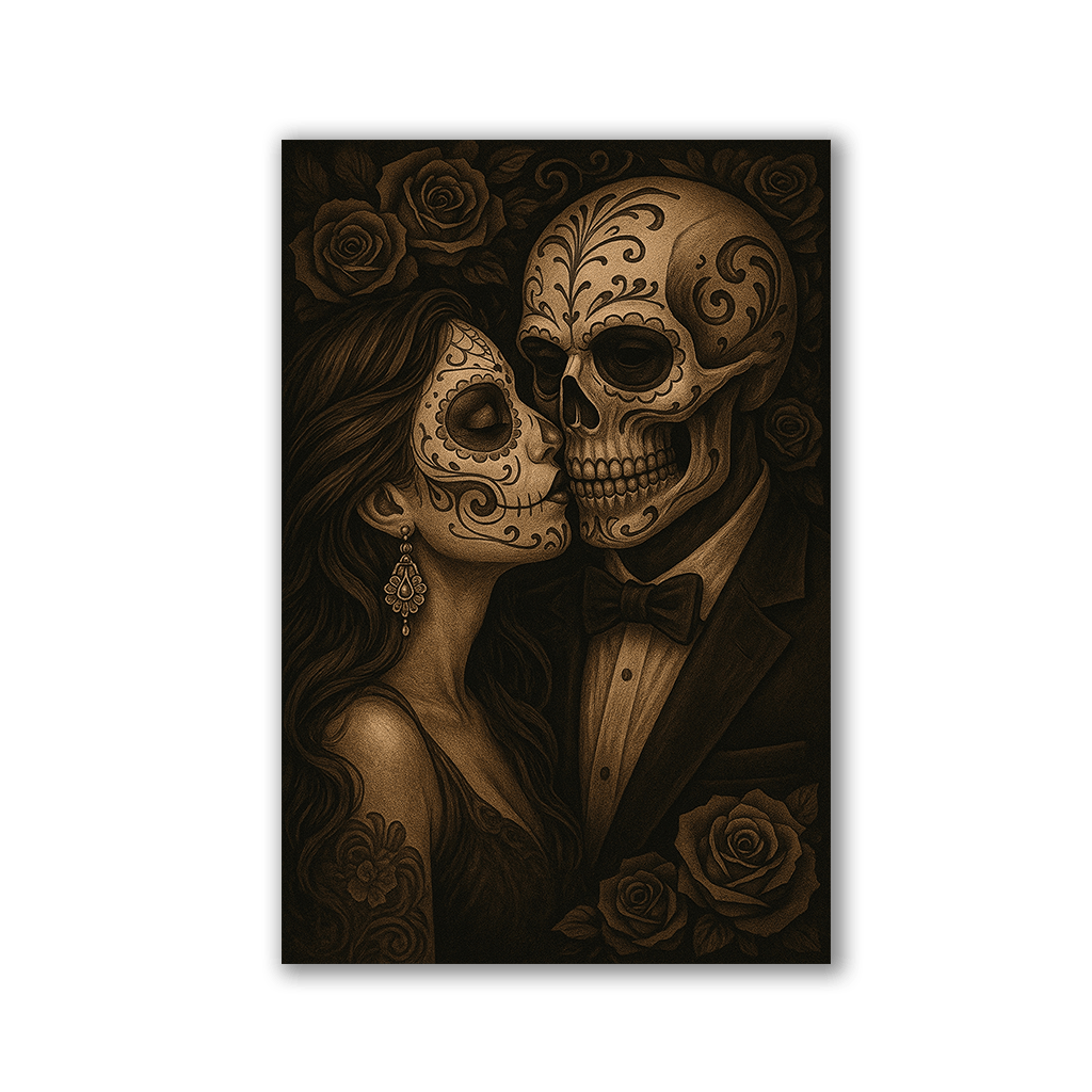 Sugar Skull Couple by Adrian Vieriu - Affengeile Bilder