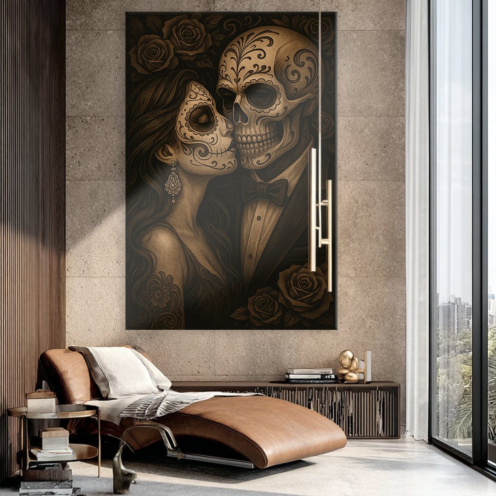 Sugar Skull Couple by Adrian Vieriu - Affengeile Bilder