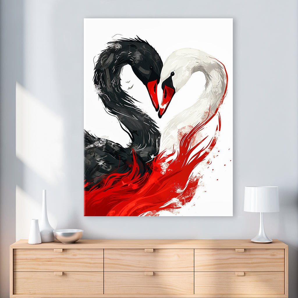 Swan Love by Frank Daske - Affengeile Bilder
