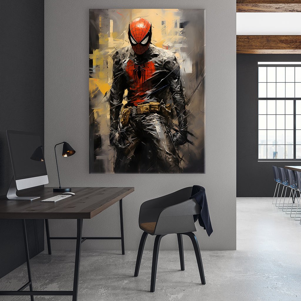 Abstract Spiderman by Rosa Piazza - Affengeile Bilder