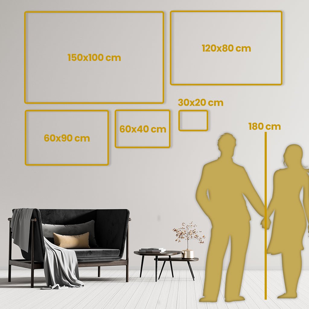 Affengeil Kopfhörer Goldversion auf Acryl - Affengeile Bilder