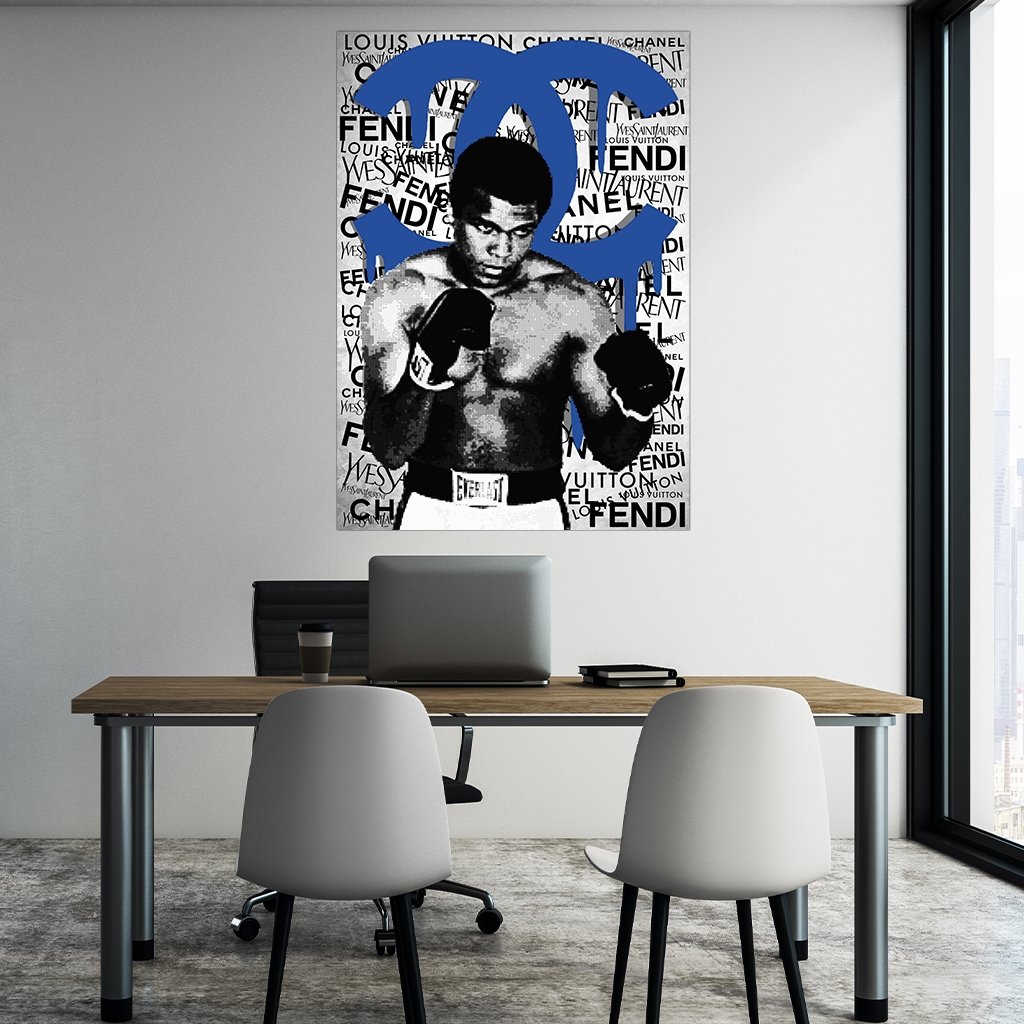 ALI BRAND Blau by RS Artist - Affengeile Bilder