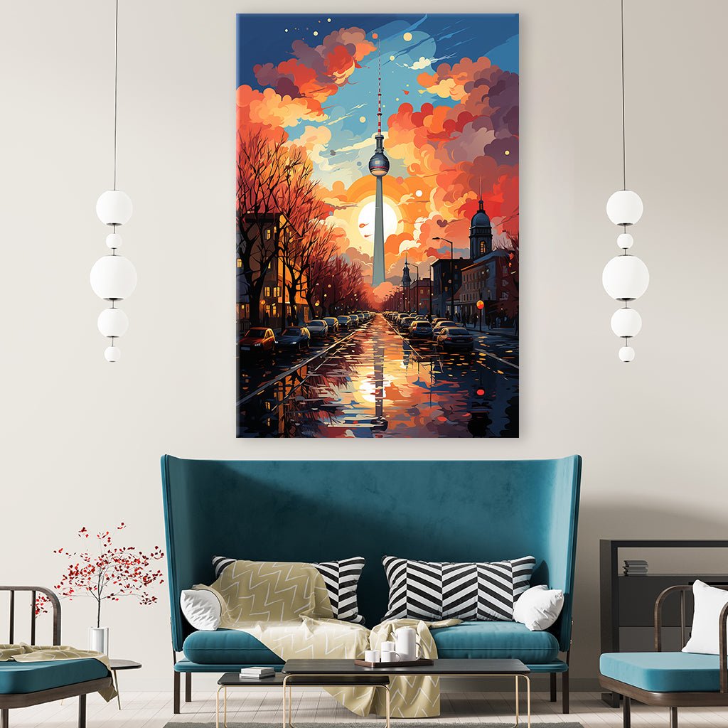 Berlin Fernsehturm Pop Art by Catill - Affengeile Bilder