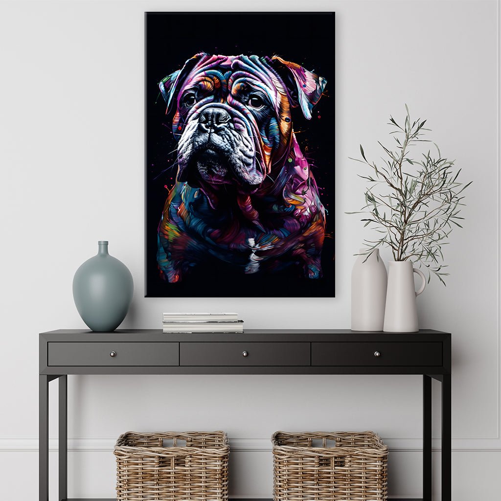 Bulldog Art by Juliano de Araujo - Affengeile Bilder