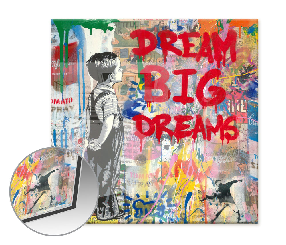 Dream Big Dreams by Banksy - Affengeile Bilder