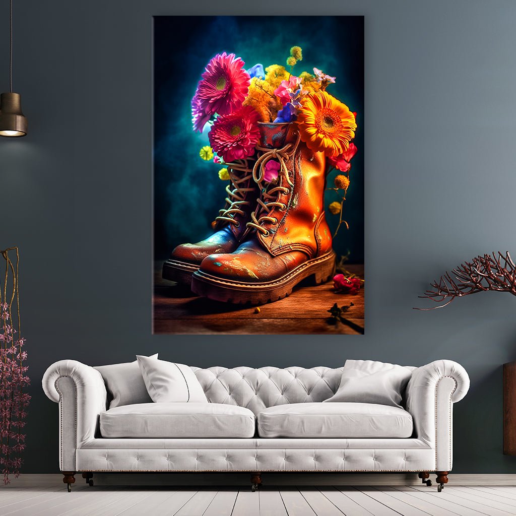 Flowery Hiking Boots by Himmelmiez - Affengeile Bilder