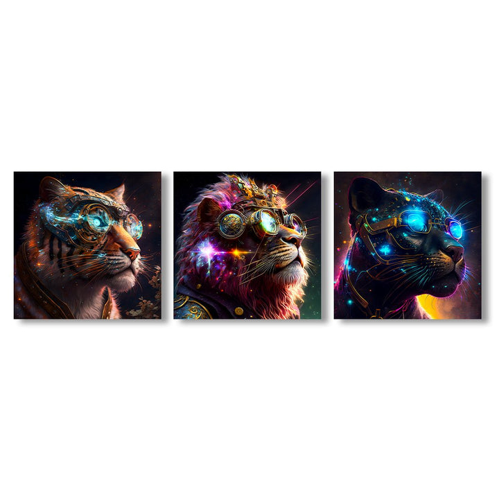Galaxy Wildcats - Triptychon by Himmelmiez - Affengeile Bilder