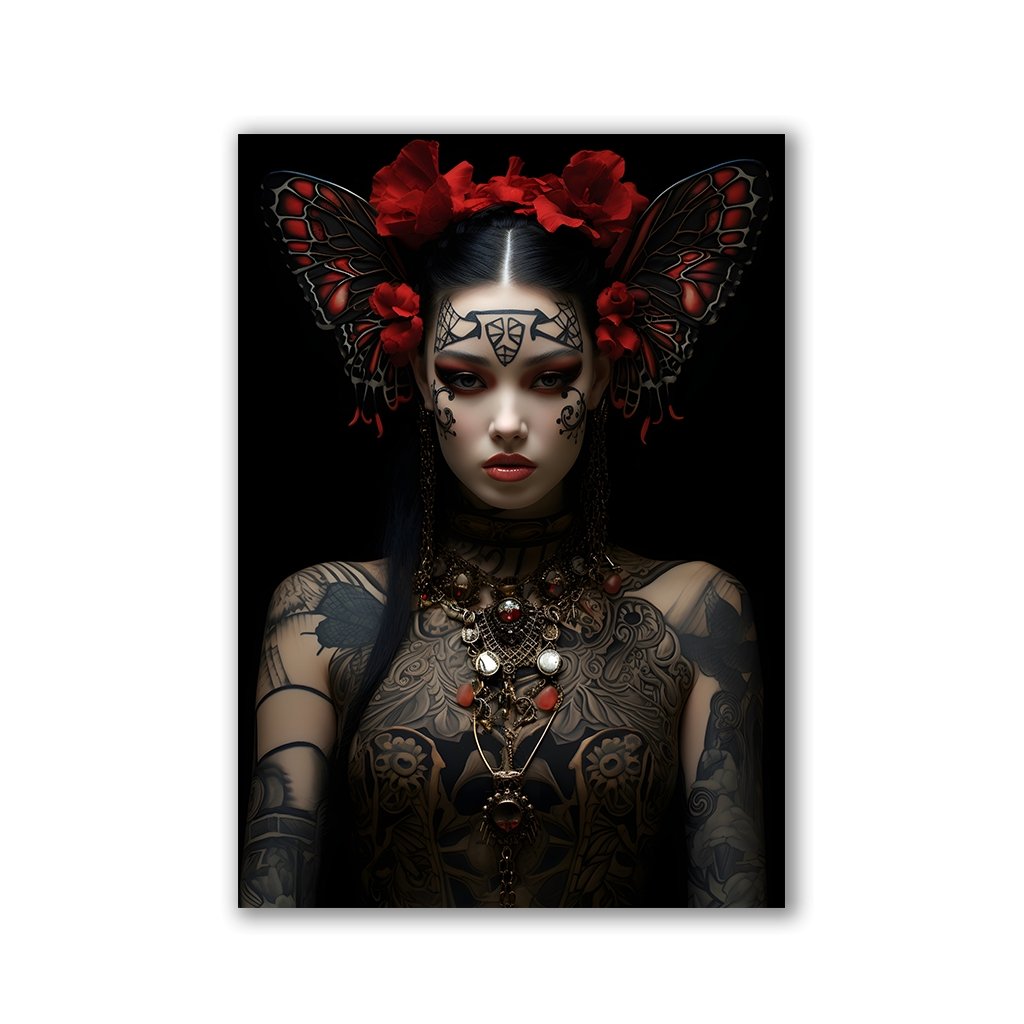 Geisha Tattoo Art No1 by Rosa Piazza - Affengeile Bilder