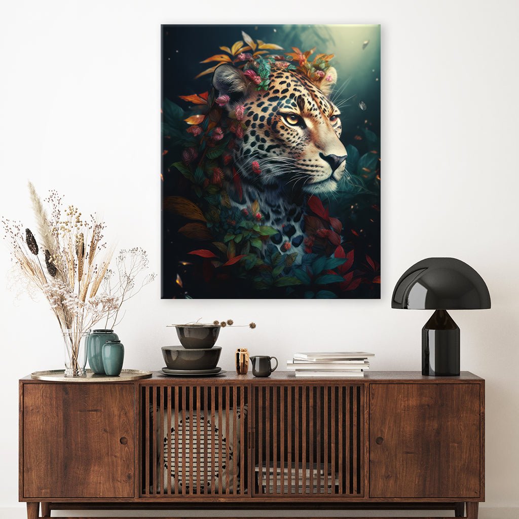 Leopard Floral by Zenzdesign - Affengeile Bilder