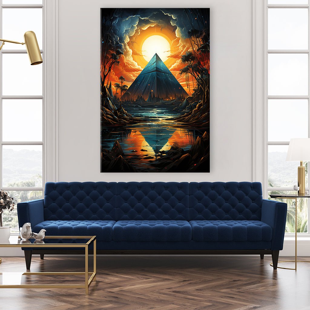 Pyramiden von Gizeh Pop Art by Catill - Affengeile Bilder