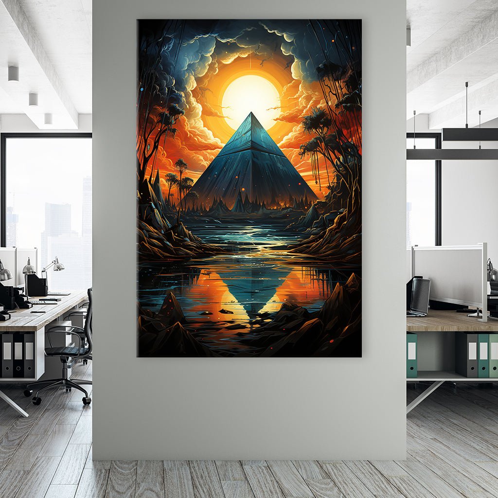 Pyramiden von Gizeh Pop Art by Catill - Affengeile Bilder