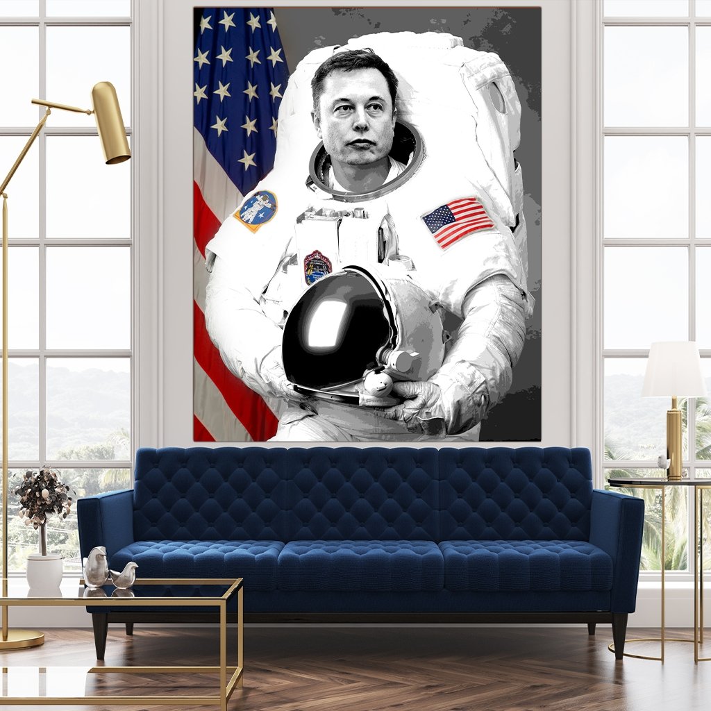 "Space Elon" by Lukas Avalon - Affengeile Bilder