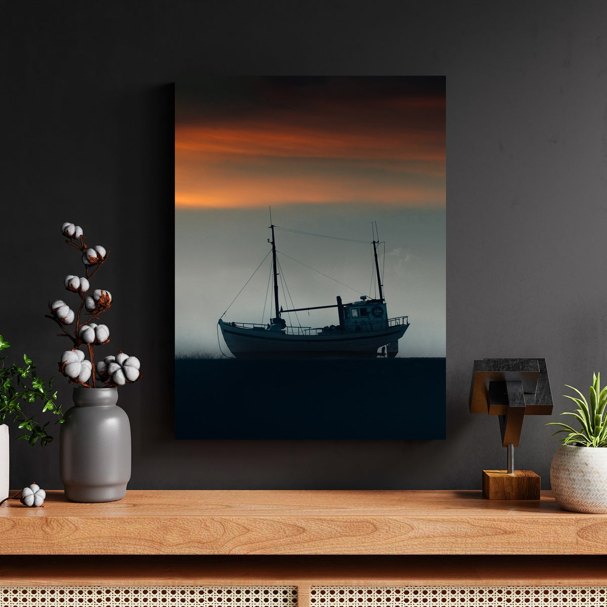 Sunset Fishing Boat by Philipp Pilz - Affengeile Bilder