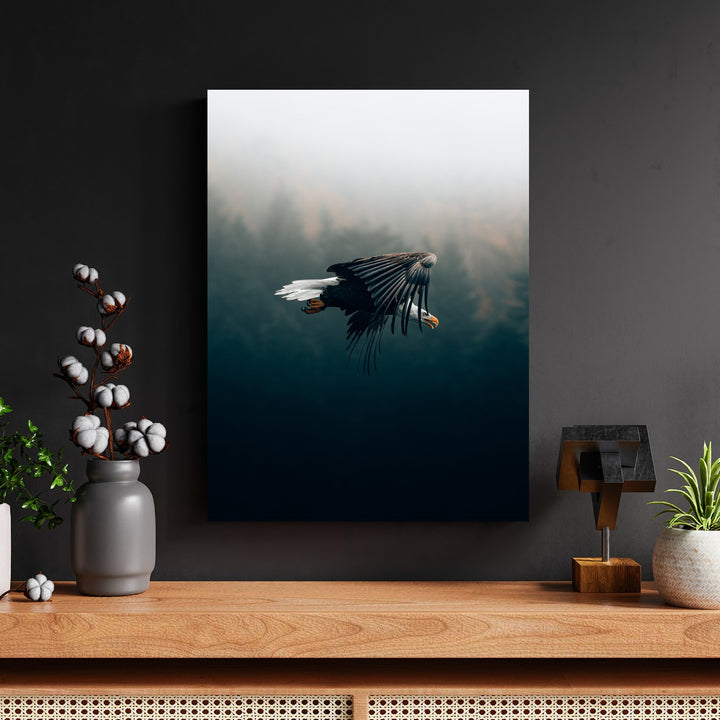 Eagle Flight Through Fog by Philipp Pilz - Affengeile Bilder