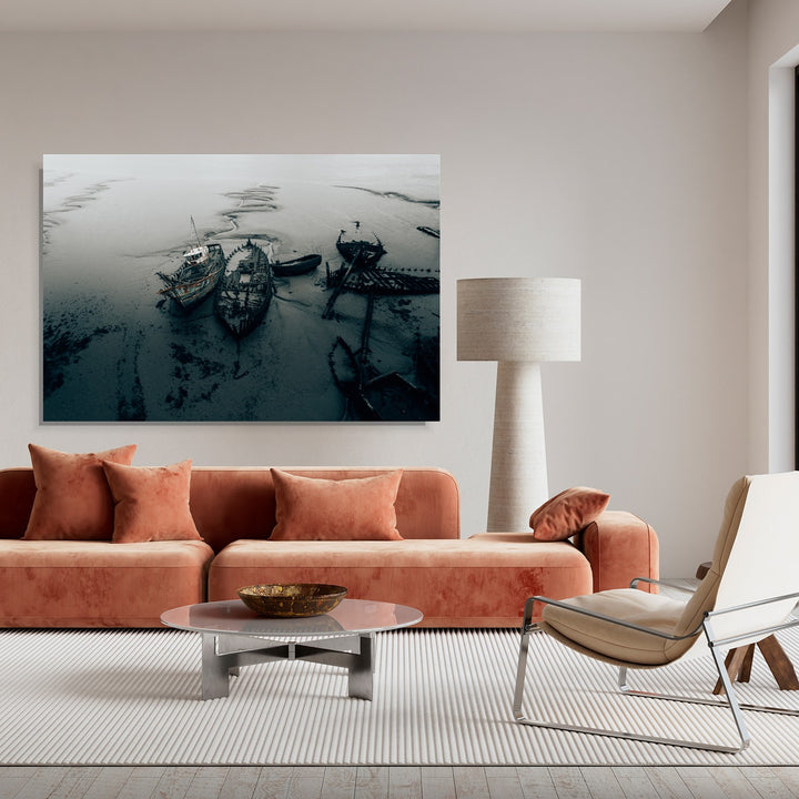 Forgotten Shipwrecks Mudflat by Philipp Pilz - Affengeile Bilder