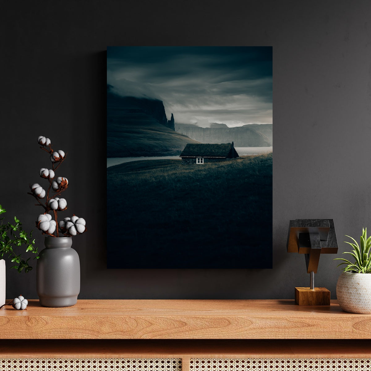 Nordic Cabin in the Mist by Philipp Pilz - Affengeile Bilder