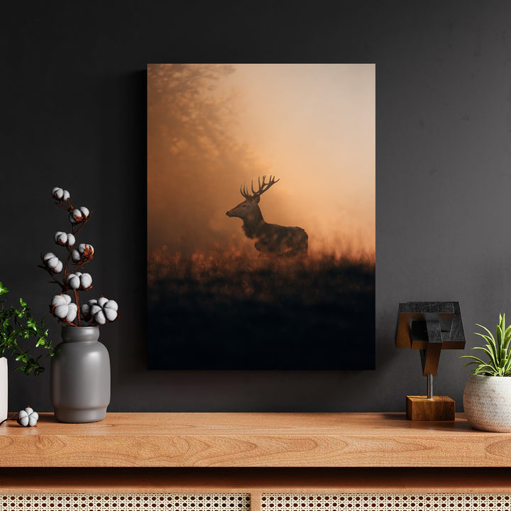 Stag in Golden Dawn by Philipp Pilz - Affengeile Bilder