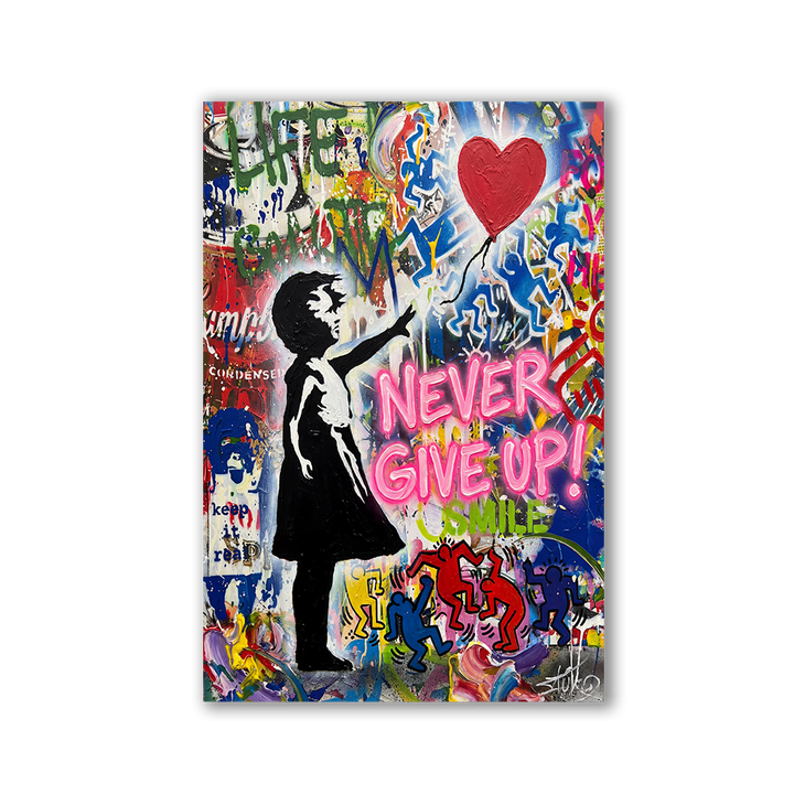Never Give Up Smile by Adrian Vieriu - Affengeile Bilder