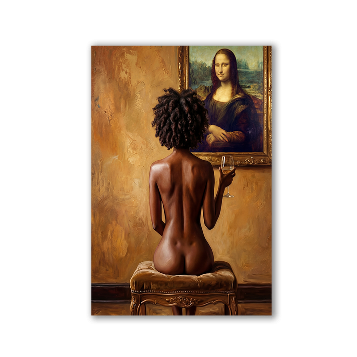 Naked Art Mona by Adrian Vieriu - Affengeile Bilder