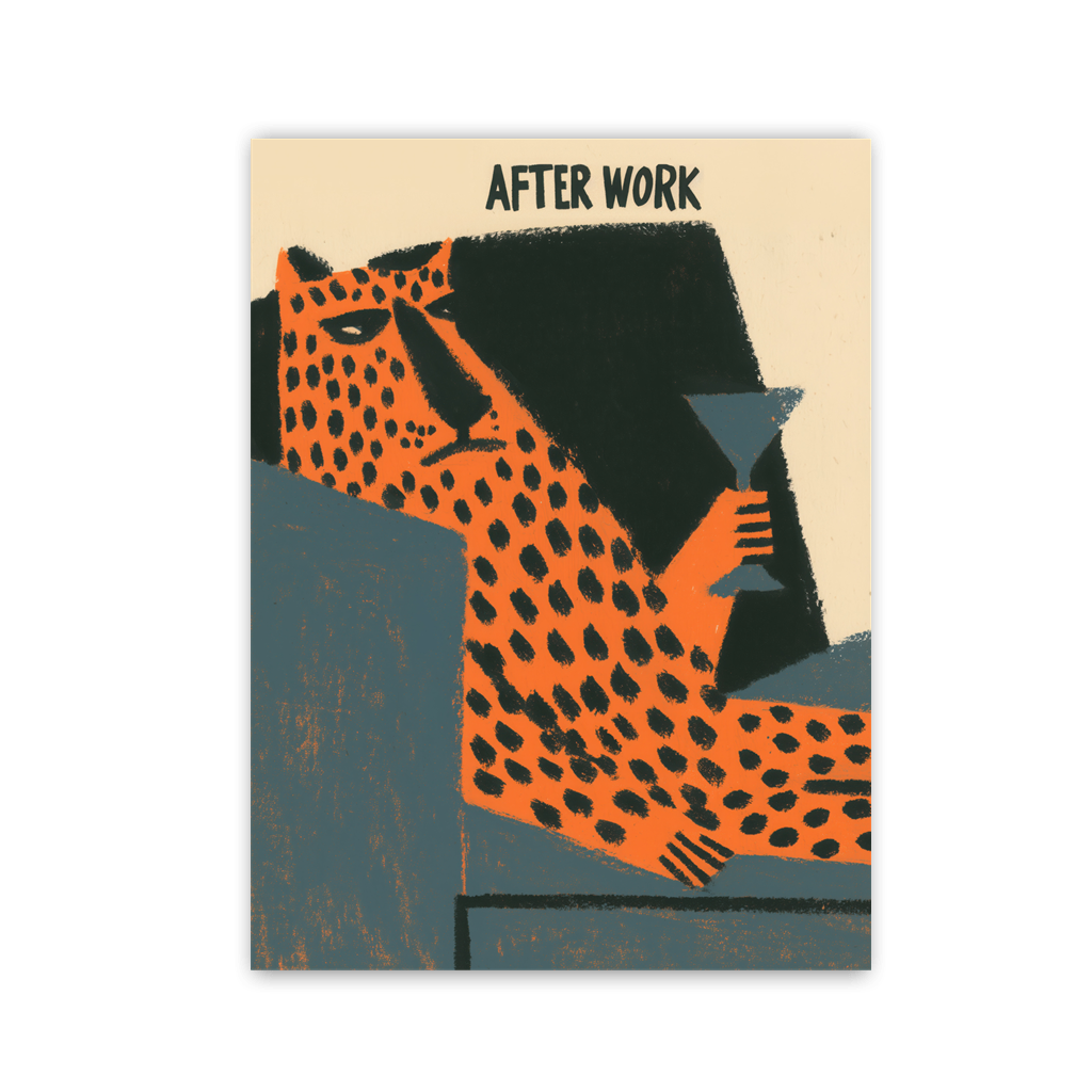 After Work Martini Leopard by Frank Daske - Affengeile Bilder