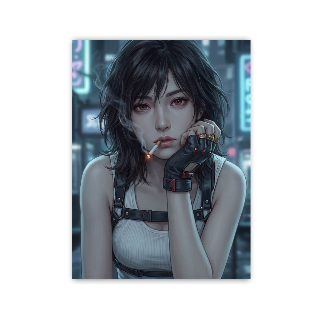 Cyberpunk Night Smoke by Zenzdesign - Affengeile Bilder