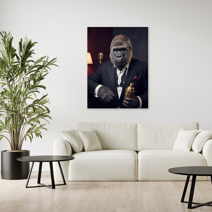 Gentleman Kong Barista by Zenzdesign - Affengeile Bilder