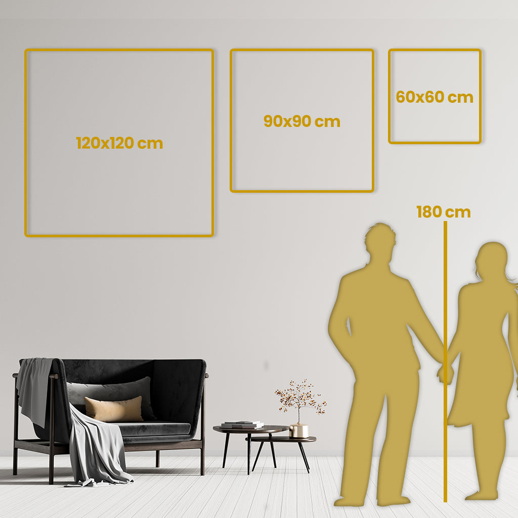 Größenrelation Bildformat Leinwand Vergleich - Affengeile Bilder