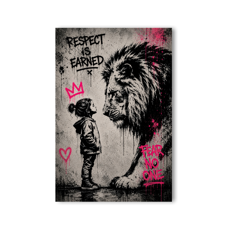 Fear No One x Stencil Grafitti by Mark Matthews - Affengeile Bilder