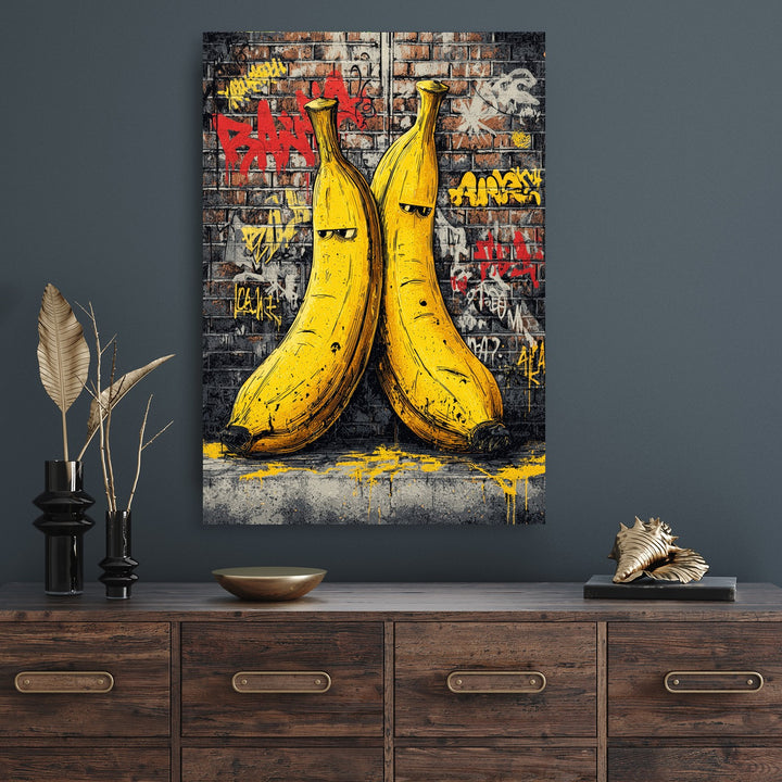 Grumpy Banana x Streetart by Mark Matthews - Affengeile Bilder