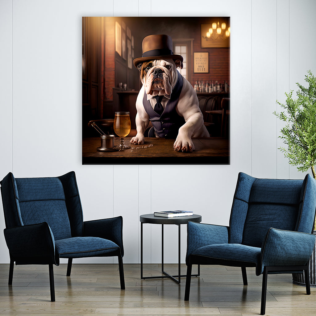 Pub Pups - English Bulldog by Natale Palazzo - Affengeile Bilder