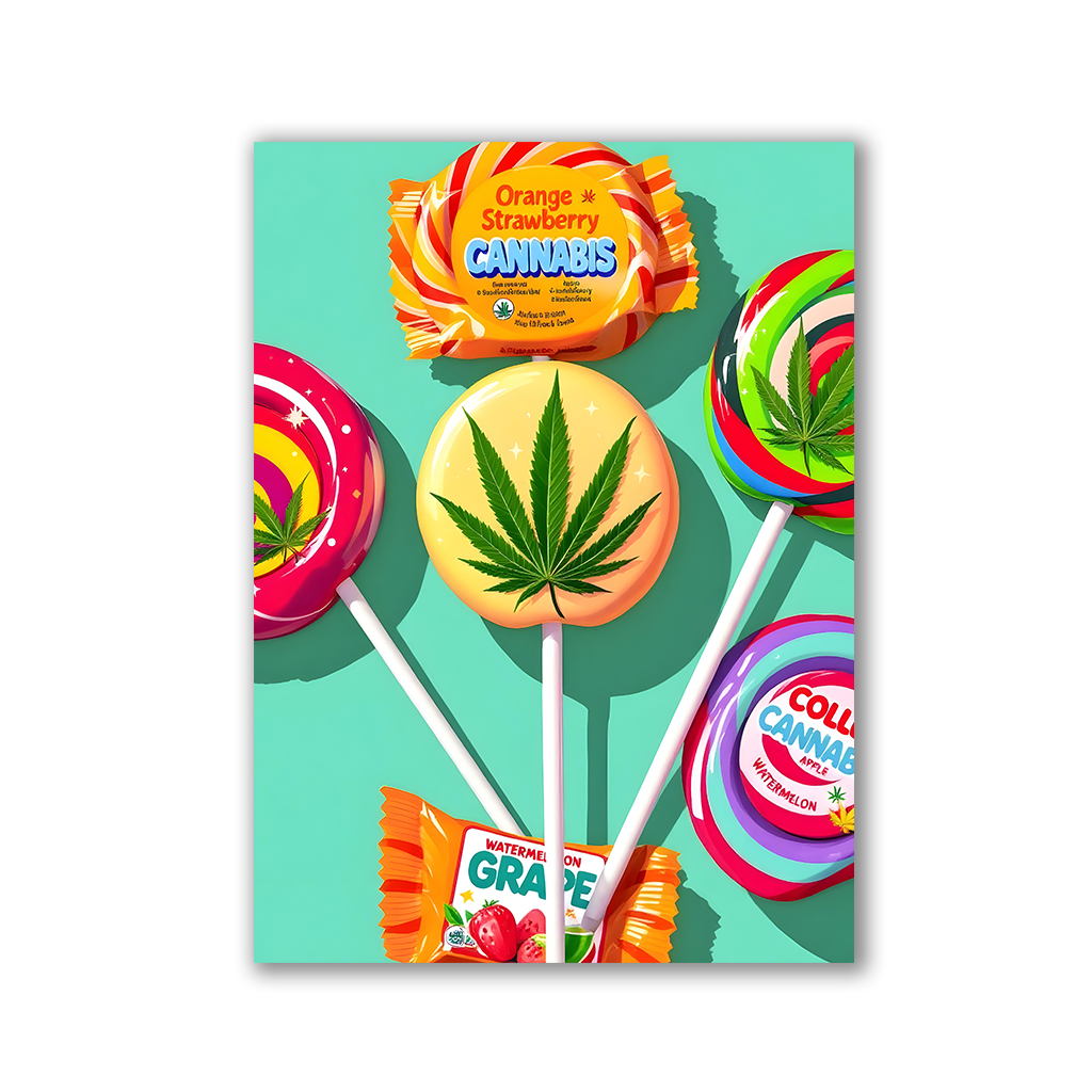 Cannabis Lollipop by Zenzdesign - Affengeile Bilder