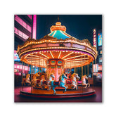 Carousel at night by Iconica - Affengeile Bilder