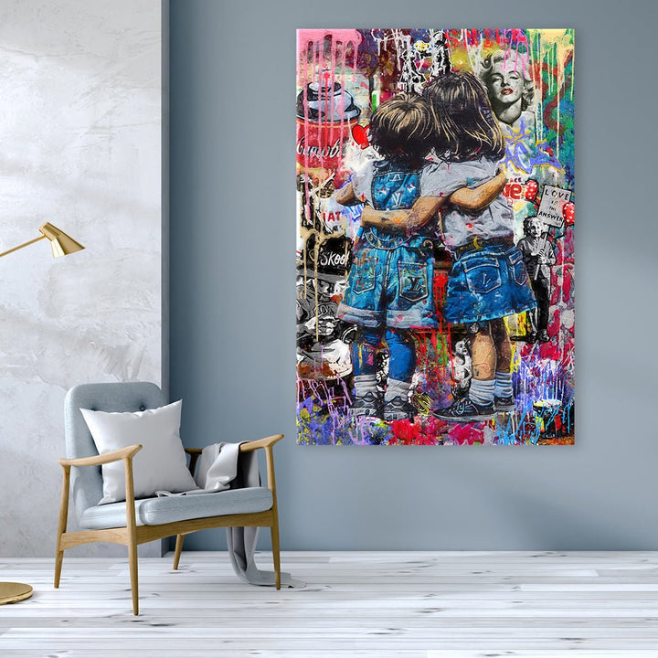 Children's Friendship by Adrian Vieriu - Affengeile Bilder