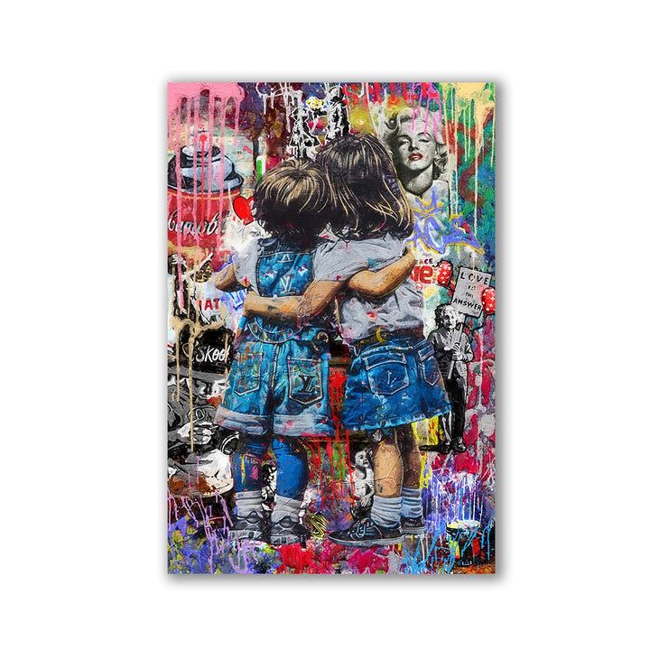 Children's Friendship by Adrian Vieriu - Affengeile Bilder