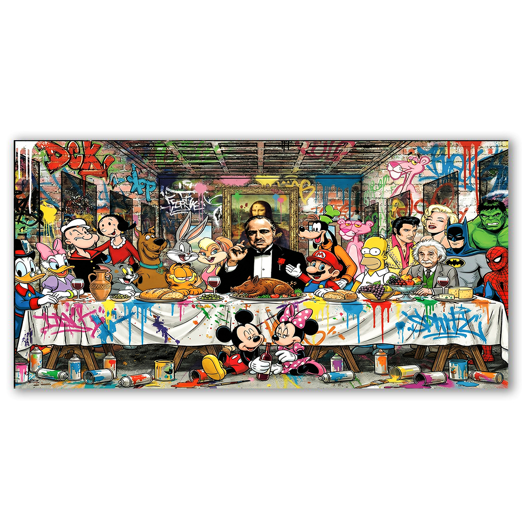 Comic Collage by Adrian Vieriu - Affengeile Bilder