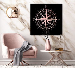 Compass Rosé auf Acryl - Affengeile Bilder