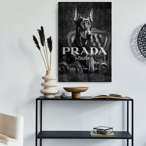 Confident Prada by Adrian Silber auf Acryl - Affengeile Bilder