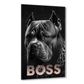 Fearless Boss by Adrian Vieriu Rosé auf Acryl - Affengeile Bilder