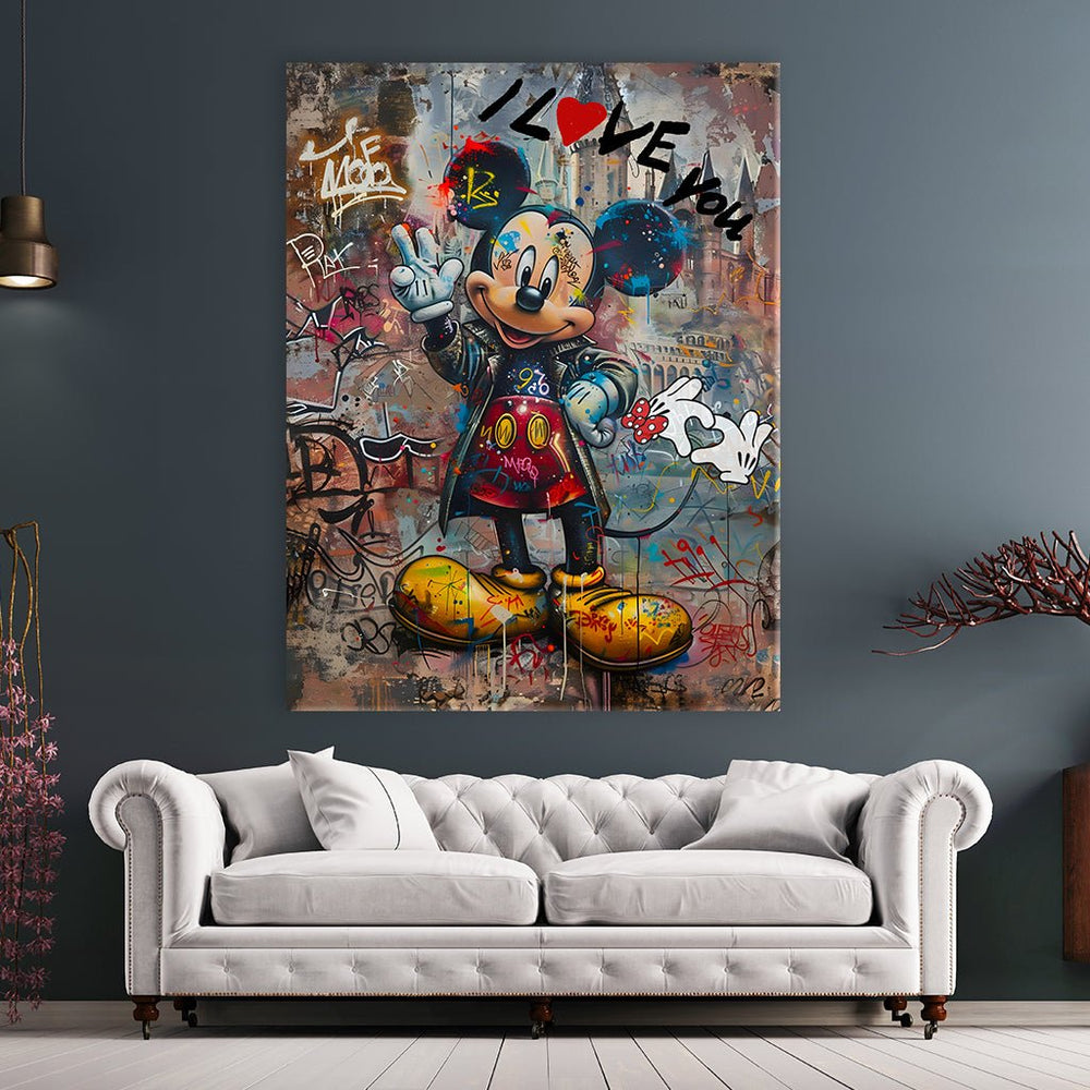 Gangster Mickey by Rosa Piazza - Affengeile Bilder